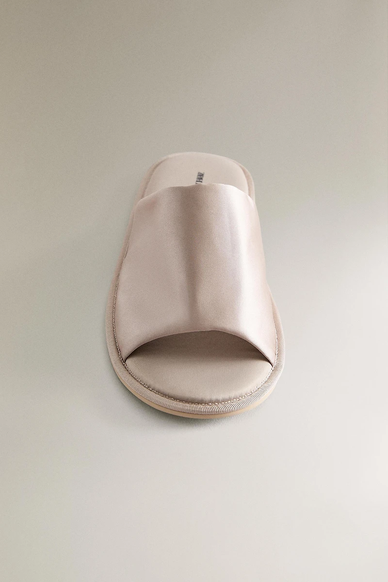 SILK SLIDER SLIPPERS