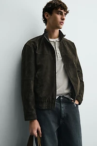SUEDE LEATHER JACKET