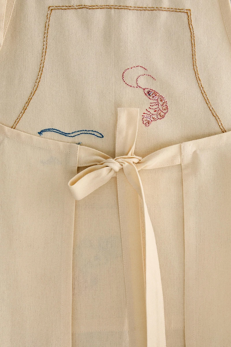 TABLIER BRODERIE VACANCES