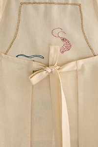 TABLIER BRODERIE VACANCES