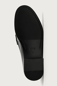 LEATHER PENNY LOAFERS