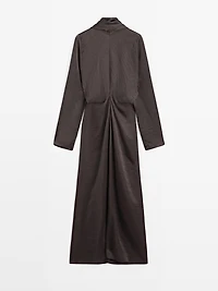 Long flowing dress with tie - STUDIO