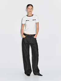 Short sleeve T-shirt with pocket details
