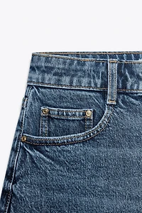 Z1975 HIGH-WAISTED MOM FIT SHORTS