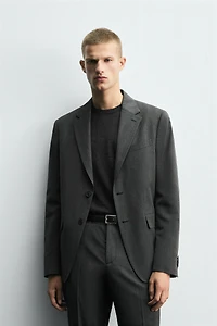HERRINGBONE SUIT BLAZER