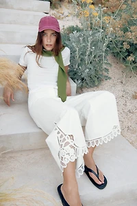 EMBROIDERED TROUSERS ZW COLLECTION