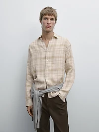 Regular fit check shirt