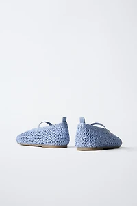 BRAIDED BALLET FLATS