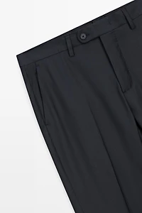 100% wool suit trousers