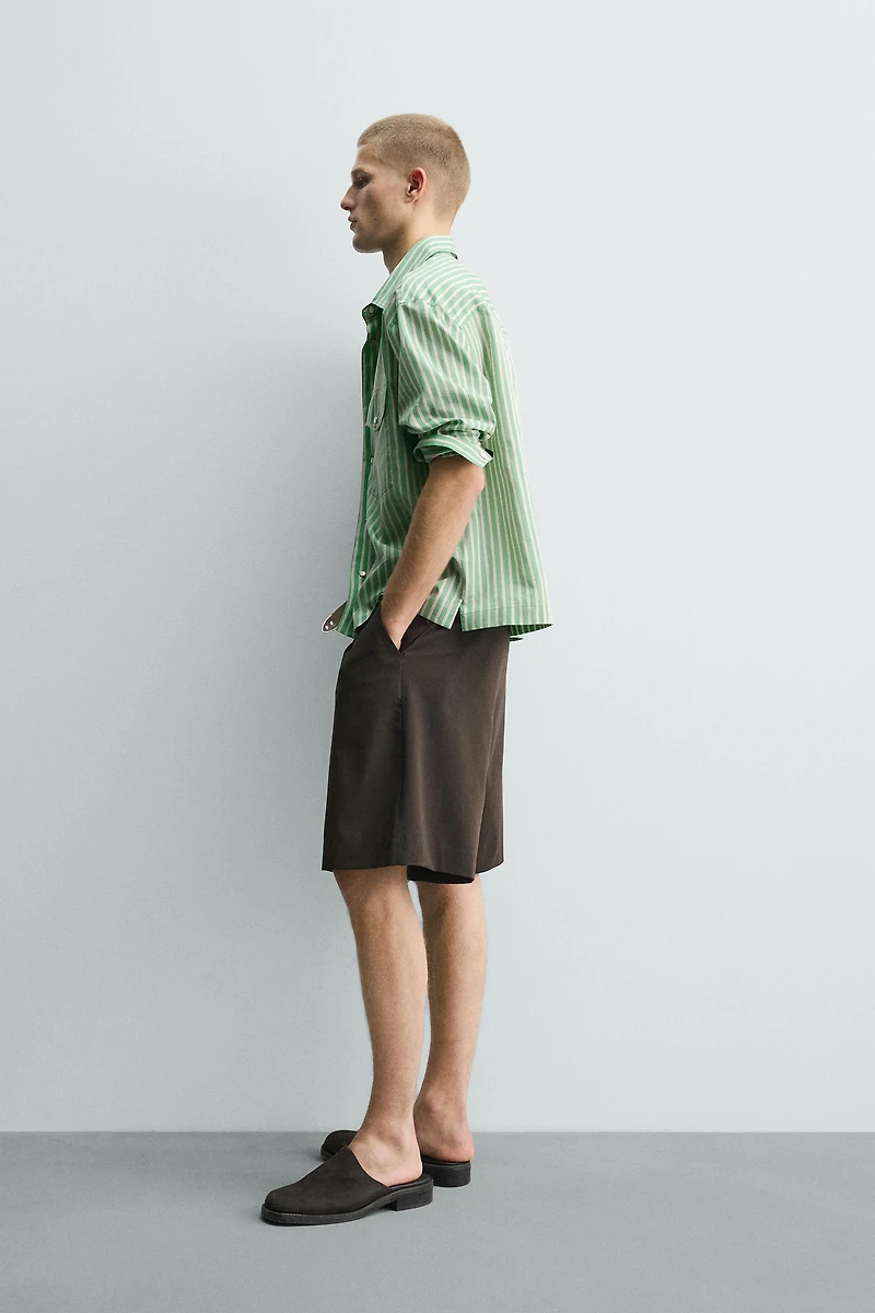 CHEMISE RELAXED FIT À RAYURES