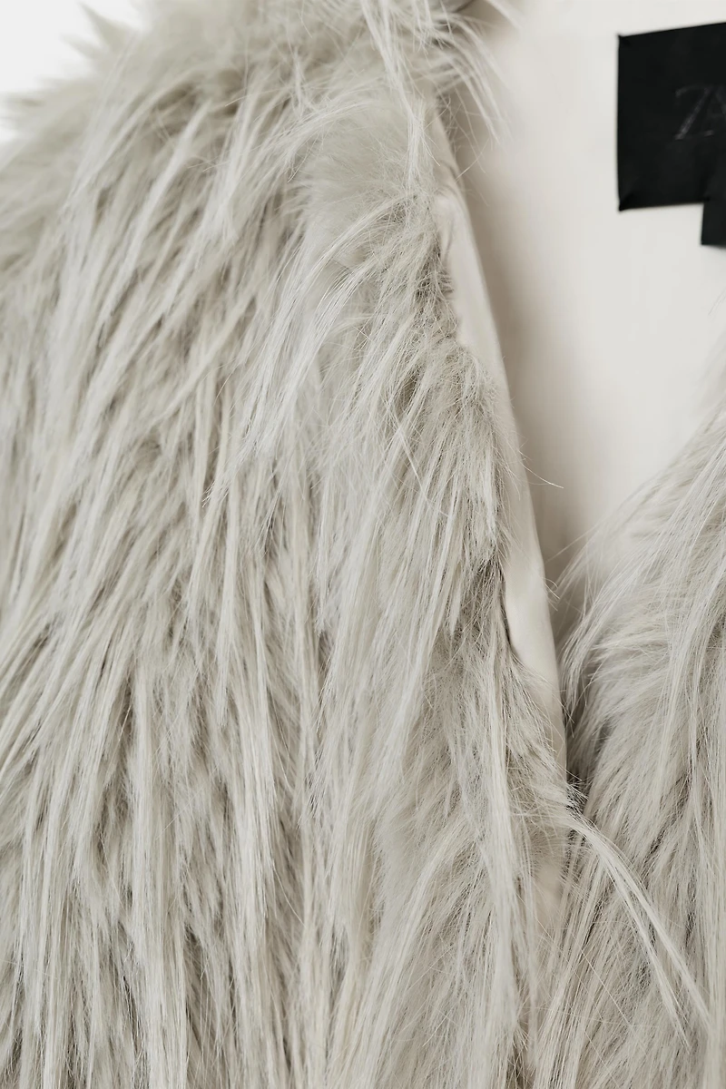 ZW COLLECTION FAUX FUR COAT