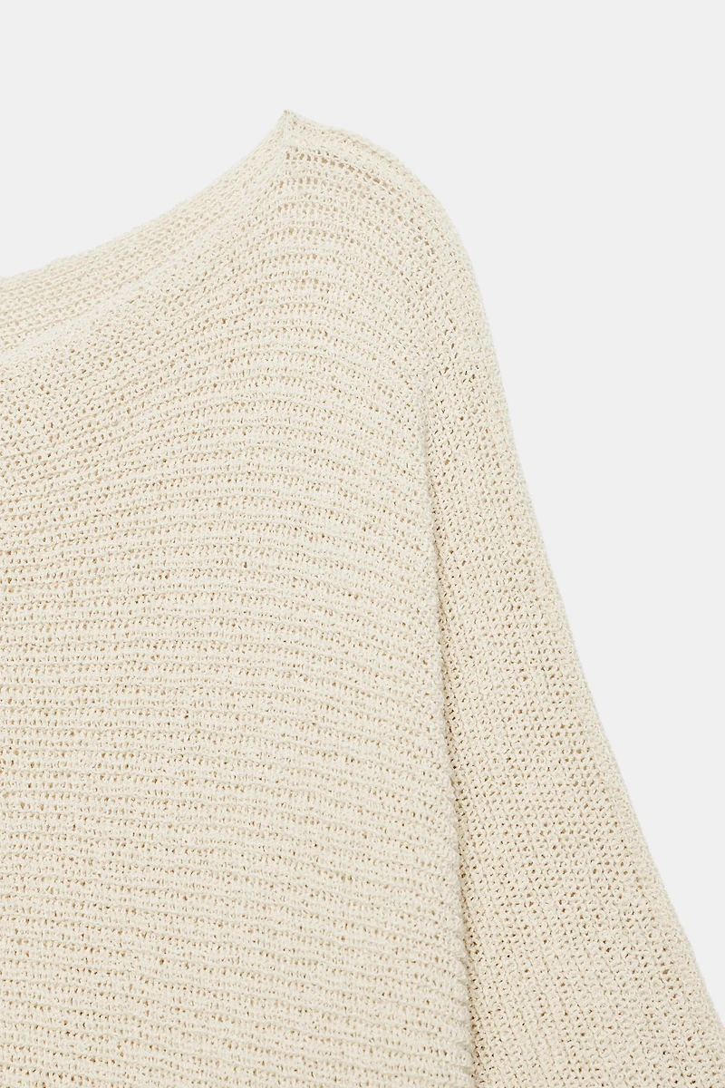 TOP ASYMÉTRIQUE EN MAILLE