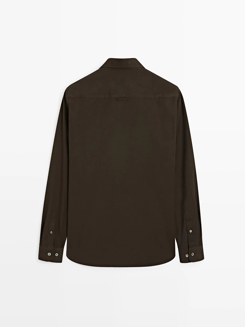 Regular-fit shirt with pocket