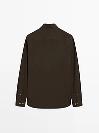 Regular-fit shirt with pocket