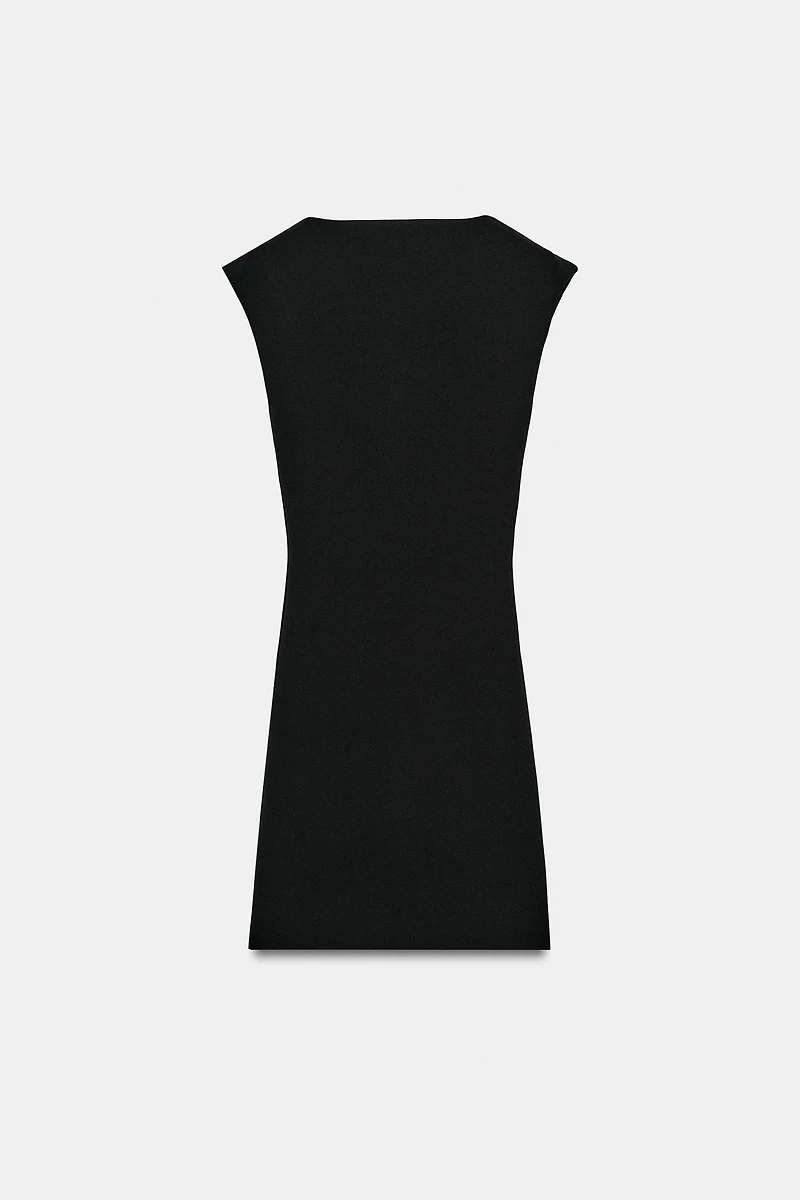 STRETCH KNIT CUT OUT DRESS
