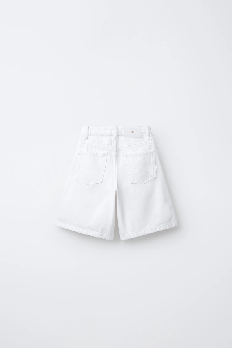 LONG DENIM SHORTS