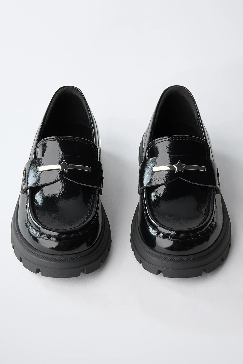 STAR DETAIL LOAFERS