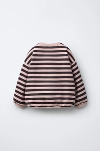 NAON JEONG © STRIPED SWEATSHIRT