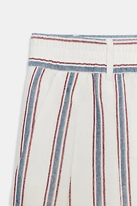 ZW COLLECTION STRIPED BALLOON PANTS