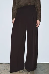 ZW COLLECTION FLOWY PLEATED PANTS