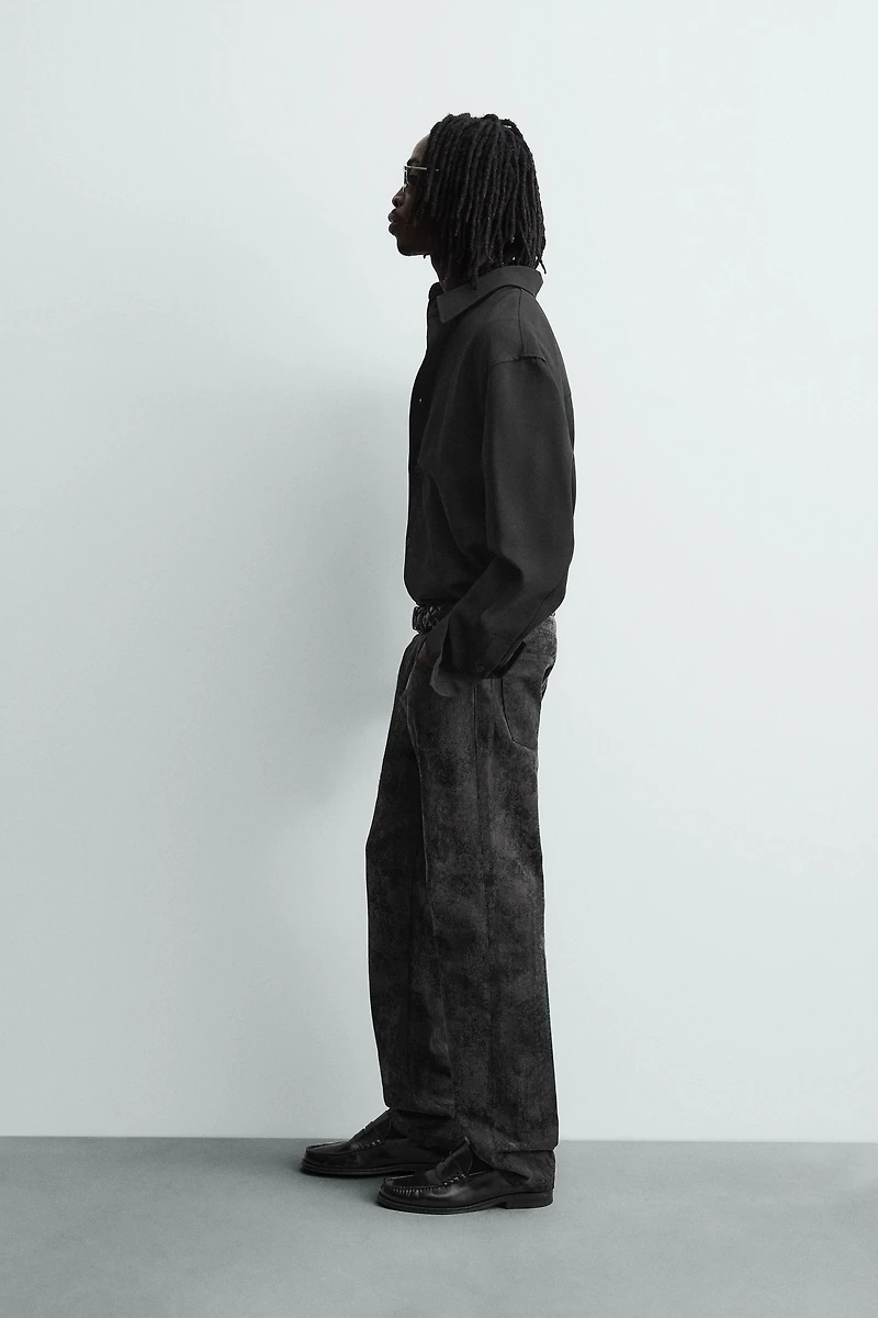 JEAN STRAIGHT FIT JACQUARD ABSTRAIT