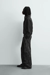 JEAN STRAIGHT FIT JACQUARD ABSTRAIT