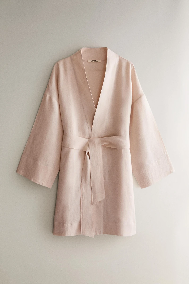 LINEN ROBE