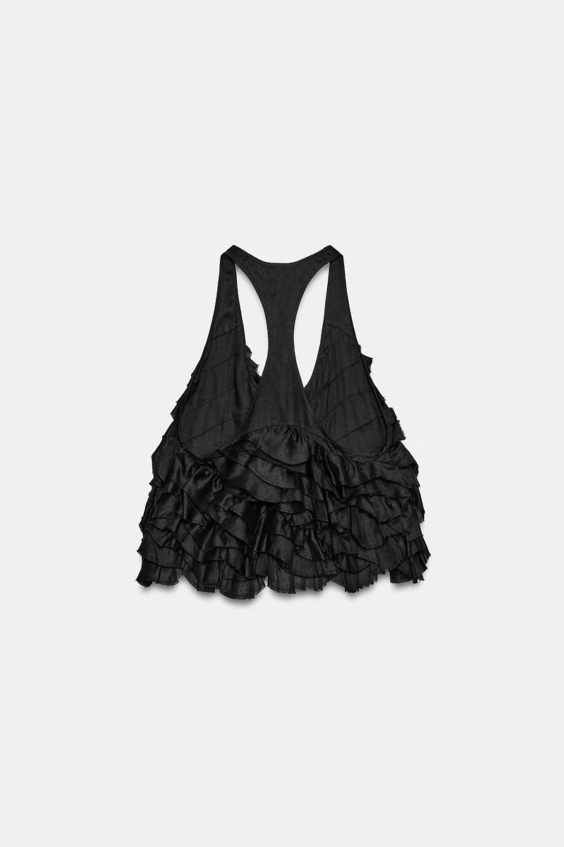 ZW COLLECTION RAMIE RUFFLED TOP