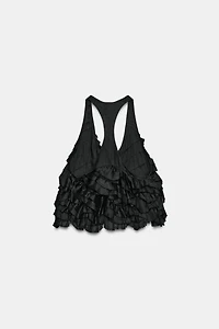 ZW COLLECTION RAMIE RUFFLED TOP