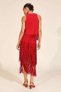 LIMITED EDITION SUEDE FRINGE TOP