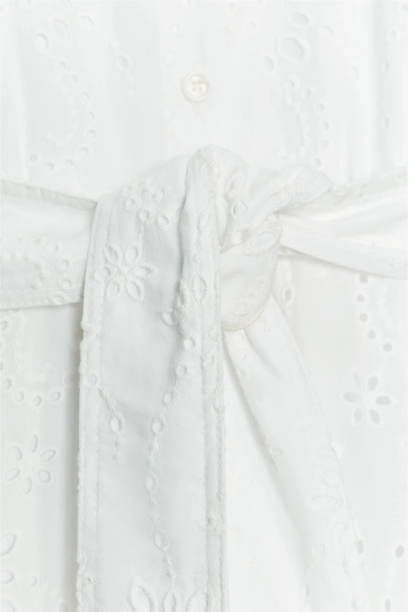 ZW COLLECTION EMBROIDERED SHIRT DRESS