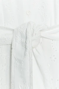 ZW COLLECTION EMBROIDERED SHIRT DRESS
