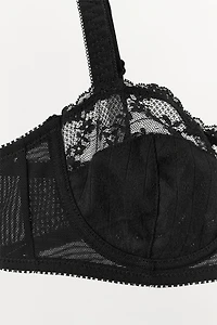 POINTELLE LACE UNDERWIRE BRA