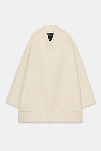 ZW COLLECTION WOOL BLEND CAPE COAT