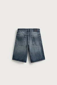 RELAXED FIT DENIM SHORTS