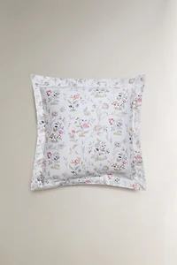 FLORAL SATEEN PILLOWCASE