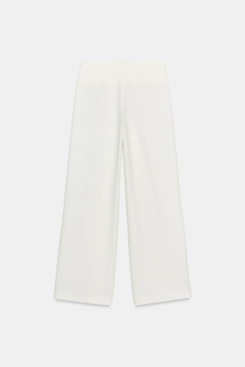 LOW-RISE STRAIGHT LEG PANTS