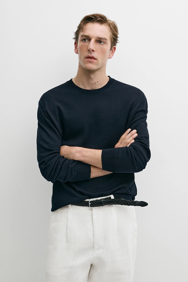 Pull en coton mélangé