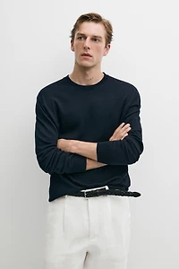 Pull en coton mélangé