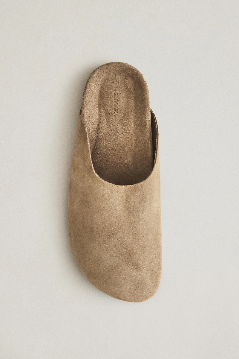 MINIMALIST LEATHER MULES