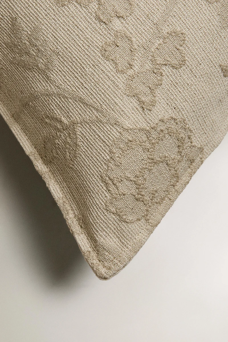 JACQUARD THROW PILLOW COVER