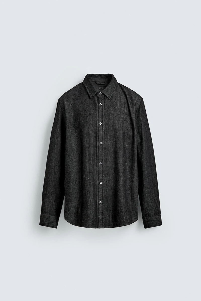 RELAXED FIT DENIM SHIRT