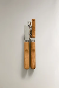 OAK WOOD MANUAL CAN OPENER