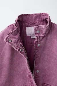 WASHED EFFECT JACKET