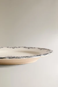 ASSIETTE À DESSERT MOTIF PLACÉ