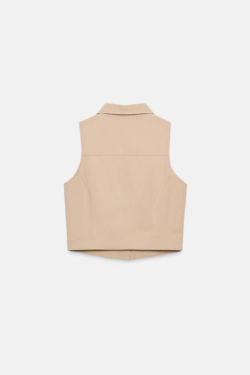 CONTRAST TRIM SHIRT TOP