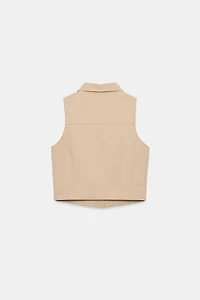 CONTRAST TRIM SHIRT TOP