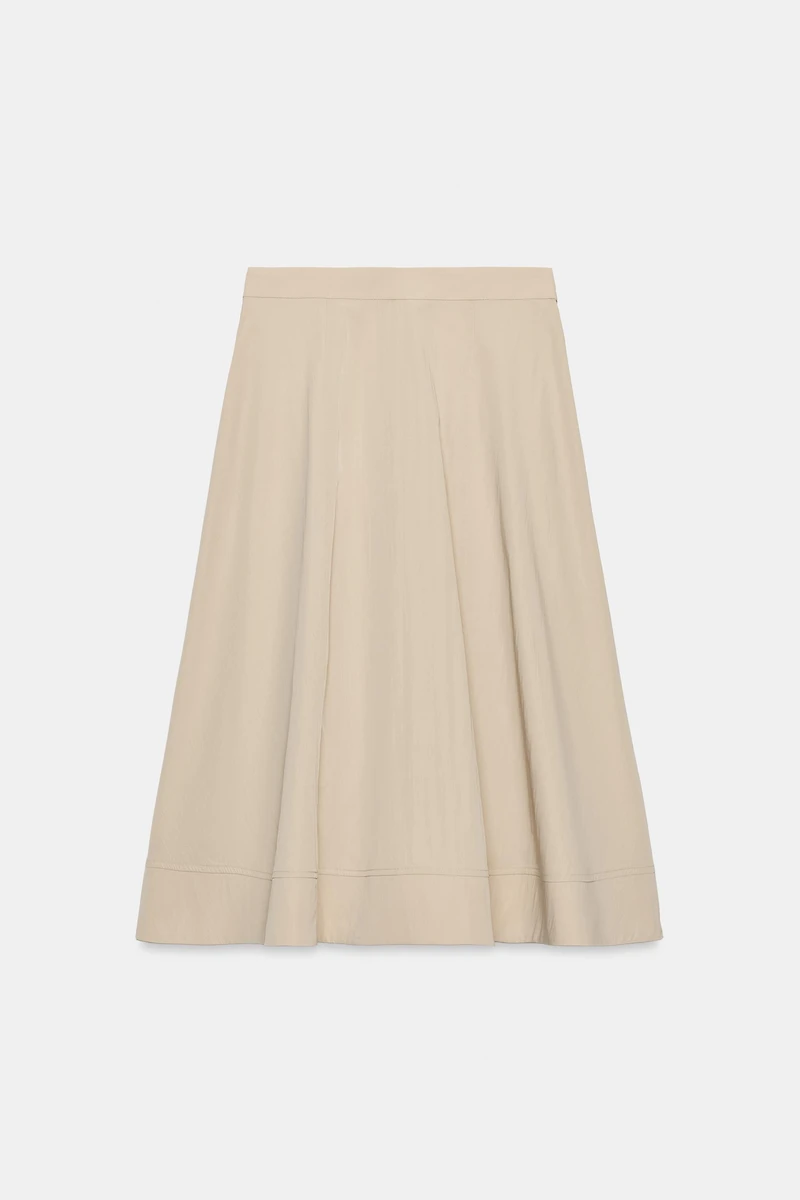 ZW COLLECTION CAPE MIDI SKIRT