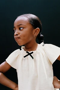BLOUSE BRODÉE À FLEURS