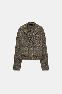 GILET EN MAILLE JASPE